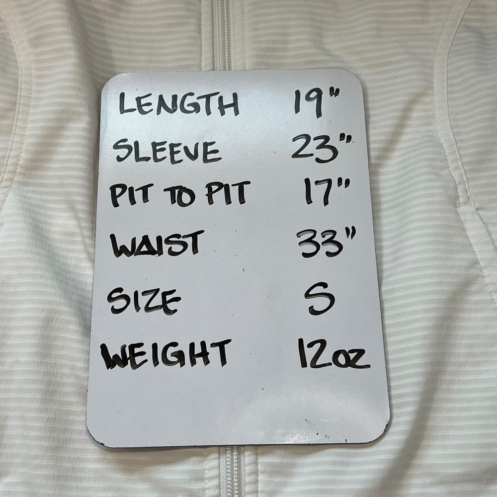 Nike Sphere‎ Women's Full Zip Athletic Jacket Running Lightweight White S - Picture 8 of 16